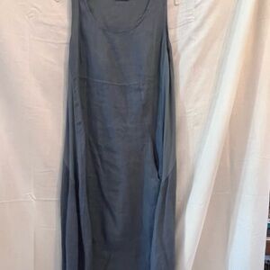 Blue Sleeveless Dress